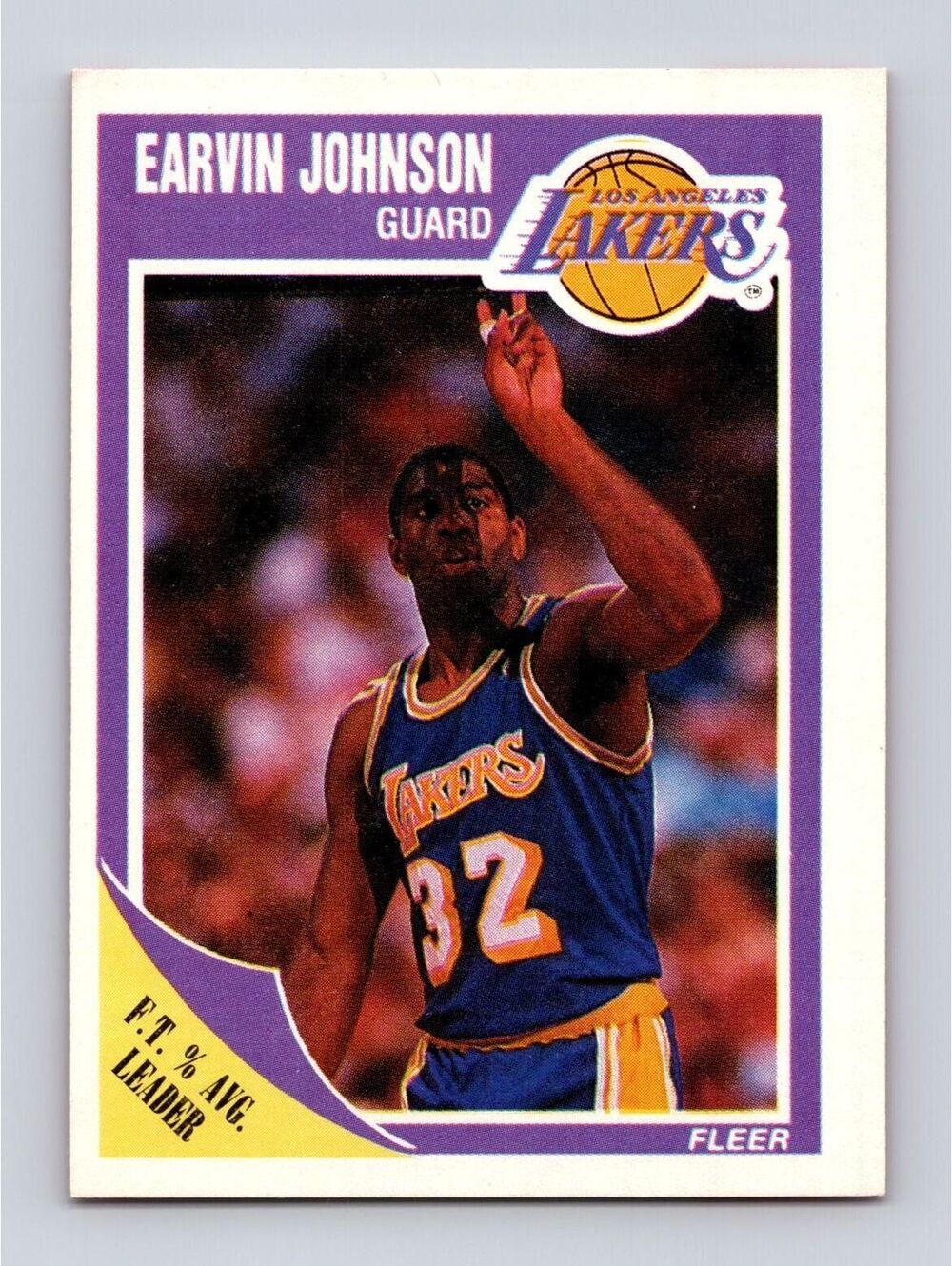 1989-90 Fleer #77 Earvin Johnson Basketball Card